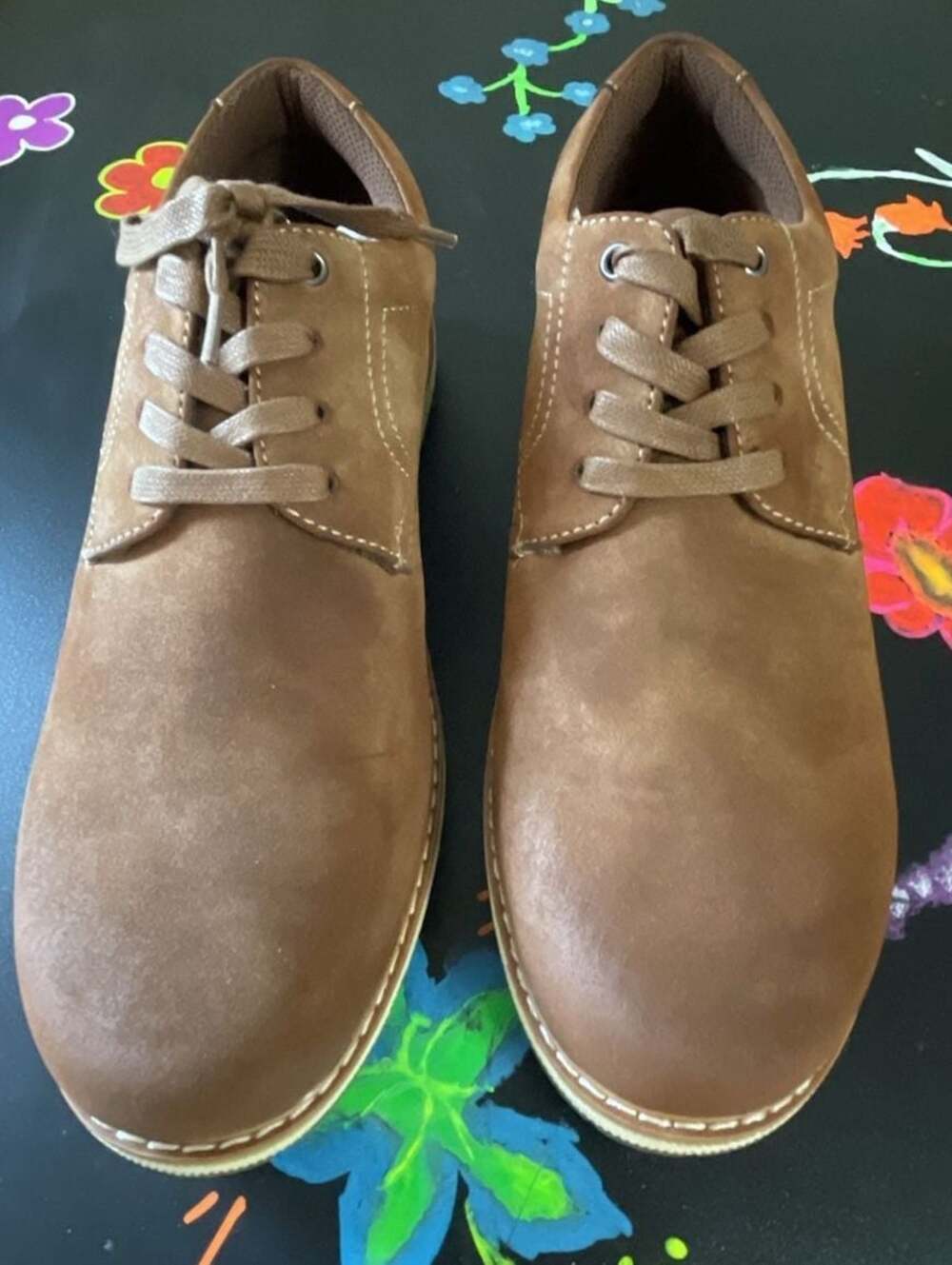 Madison Avenue Simpson Men’s Tan Casual Oxford Shoes